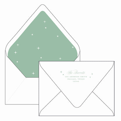 stars and wonders | holiday card | letterpress