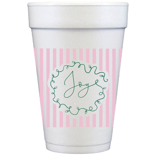 joyful lights | styrofoam cups