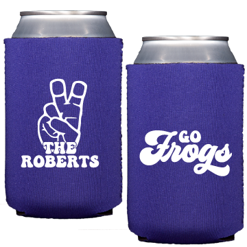tcu go frogs | can cooler