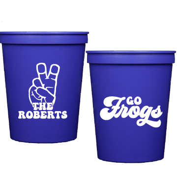 tcu go frogs | stadium cups