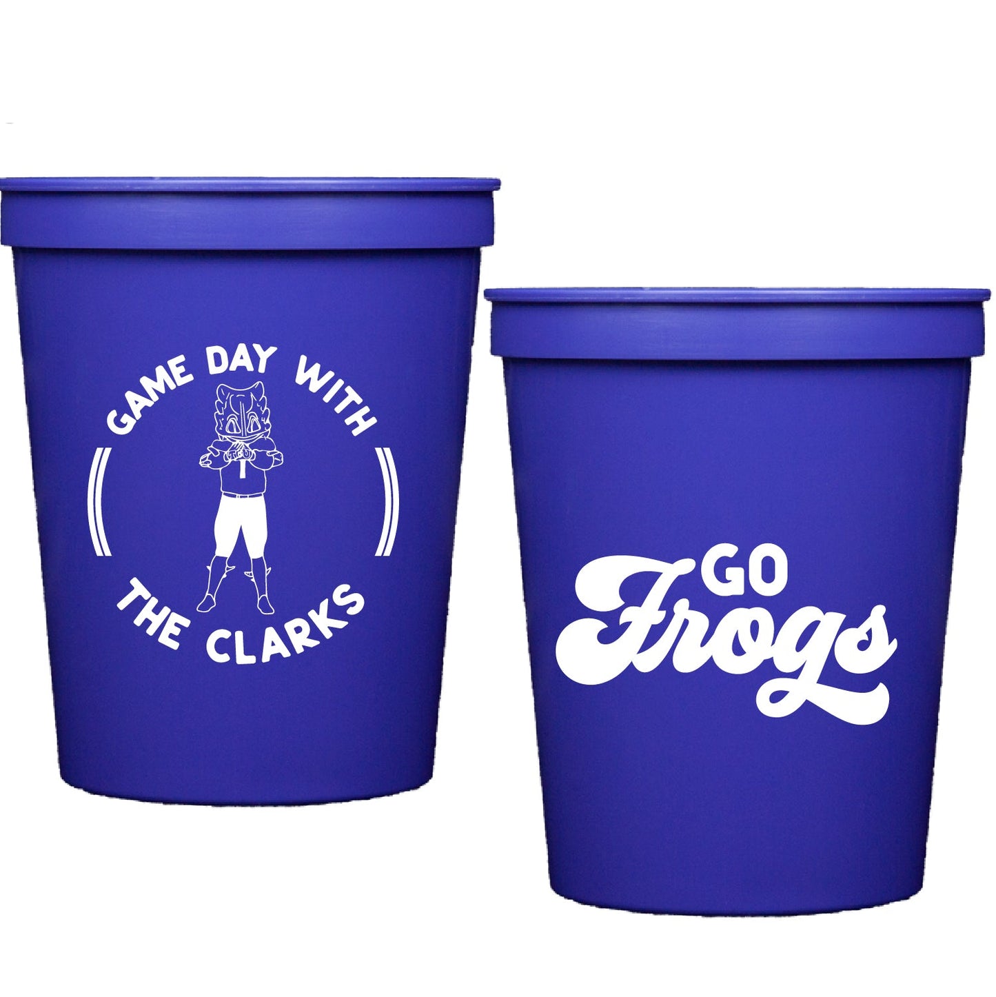 tcu super frog | stadium cups