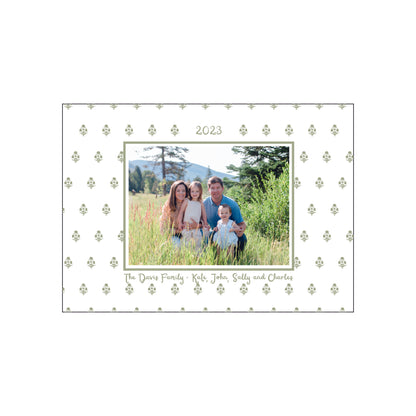 dahlia | holiday card | letterpress