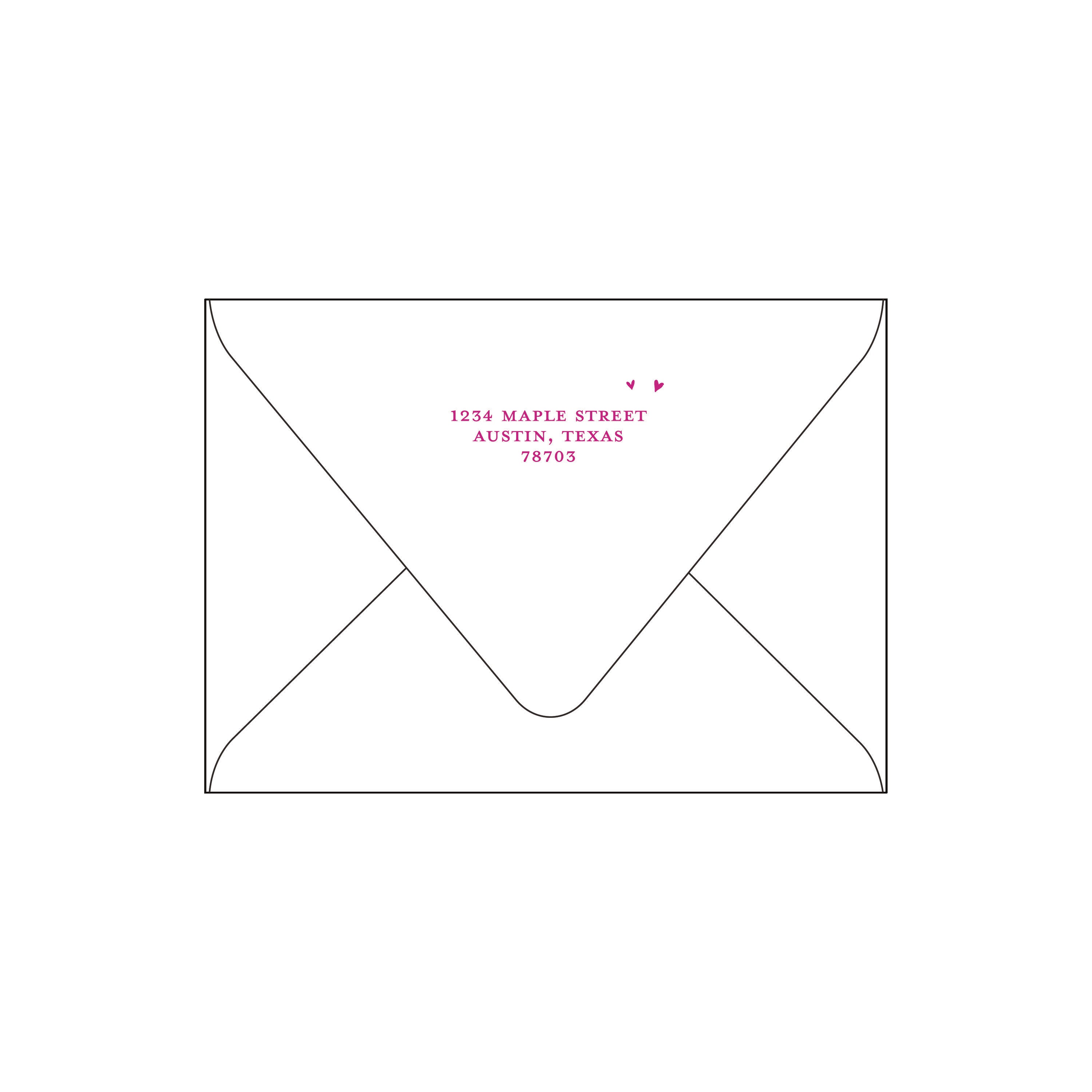 peace and love hearts | holiday card | foil-stamped