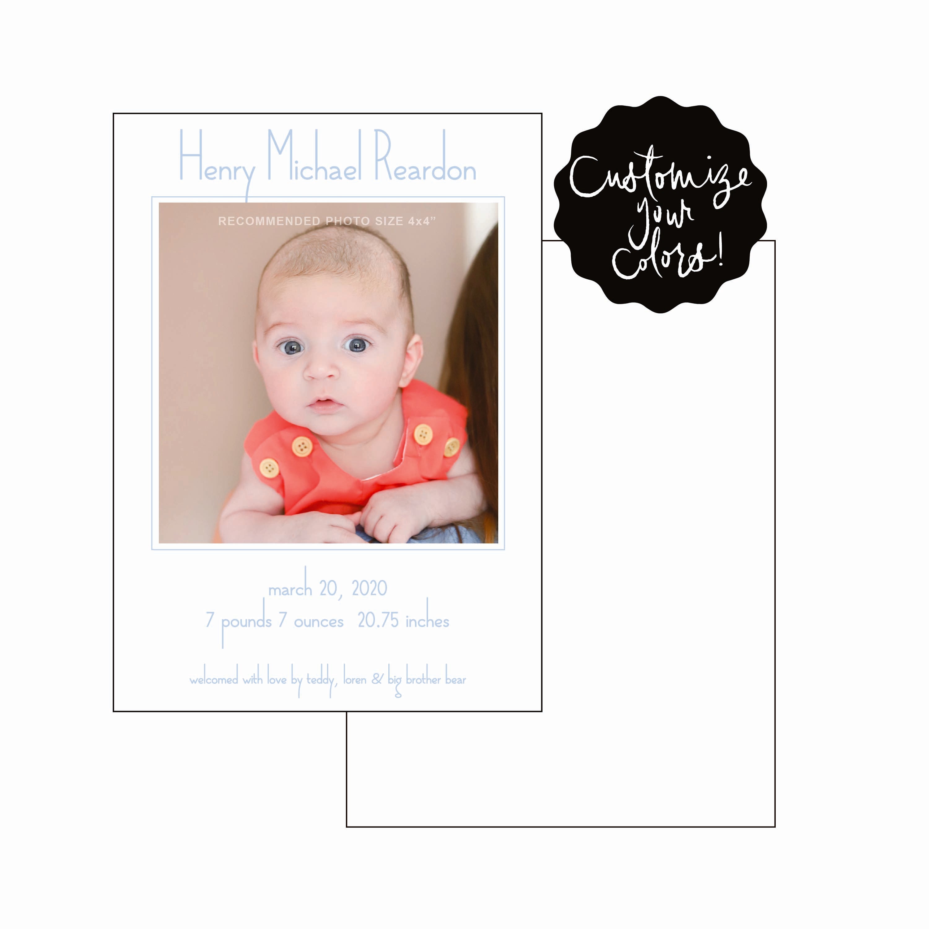 henry | birth announcement