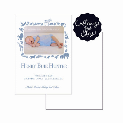hunter | birth announcement