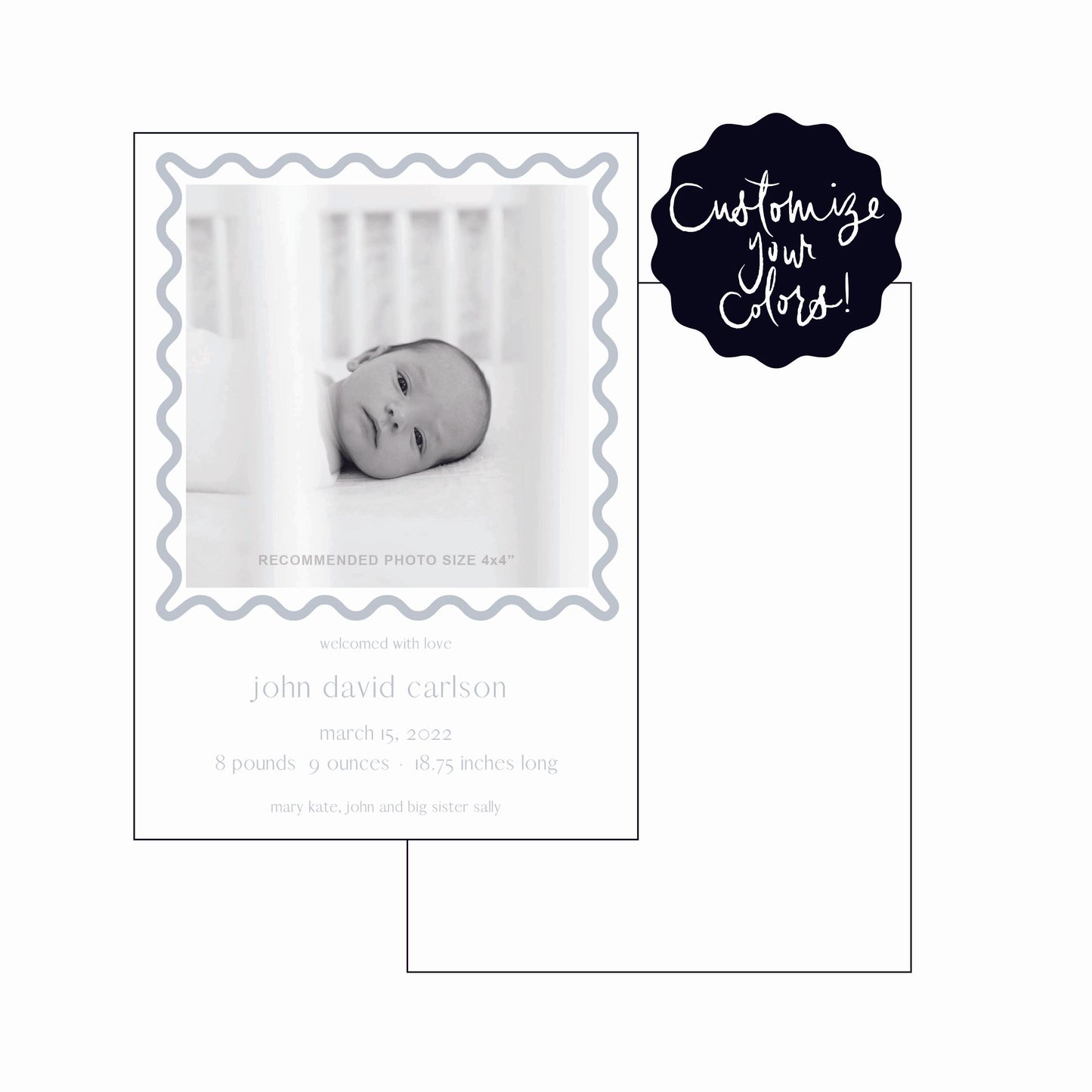 john david | birth announcement