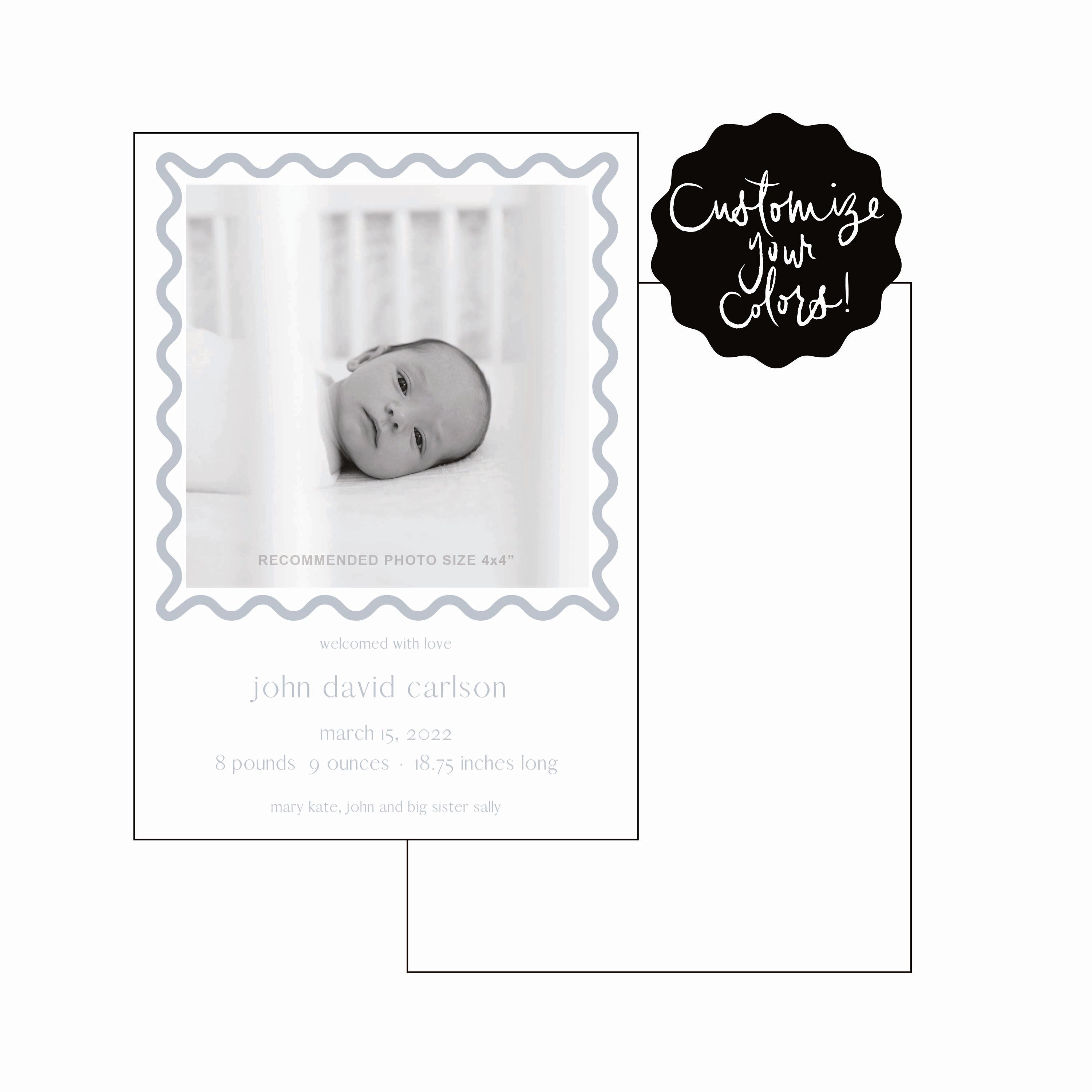 john david | birth announcement