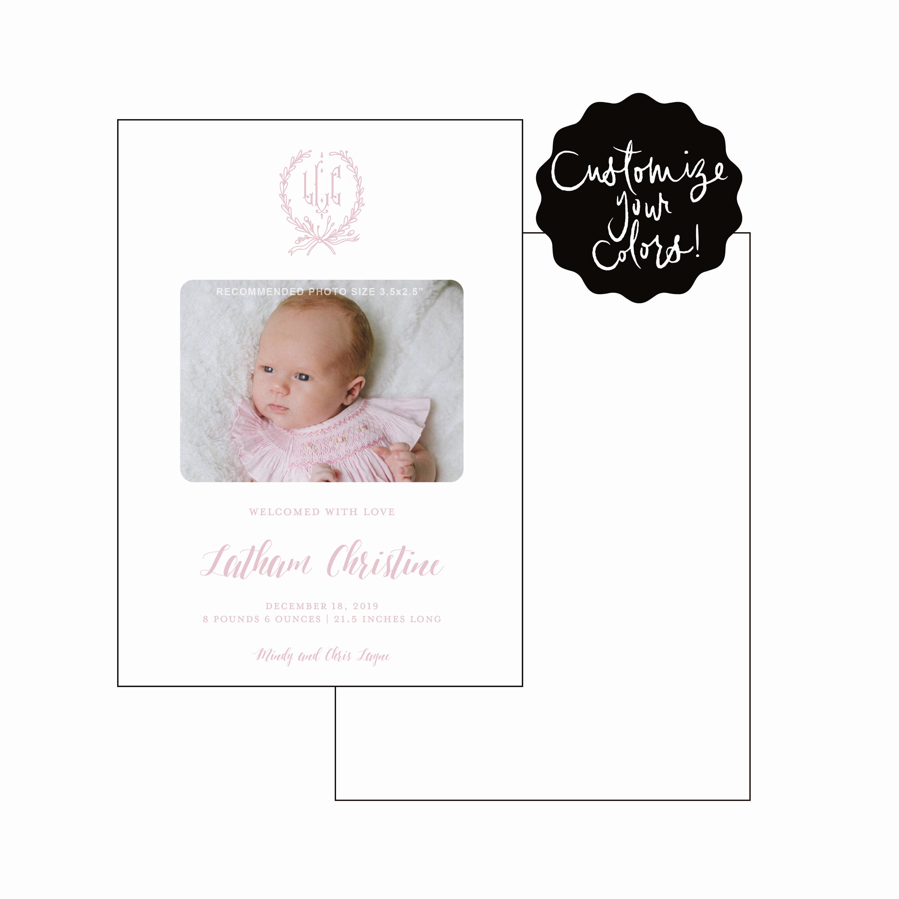 latham | birth announcement