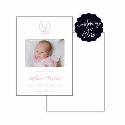 latham | birth announcement