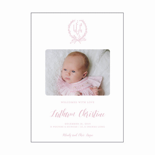 latham | birth announcement