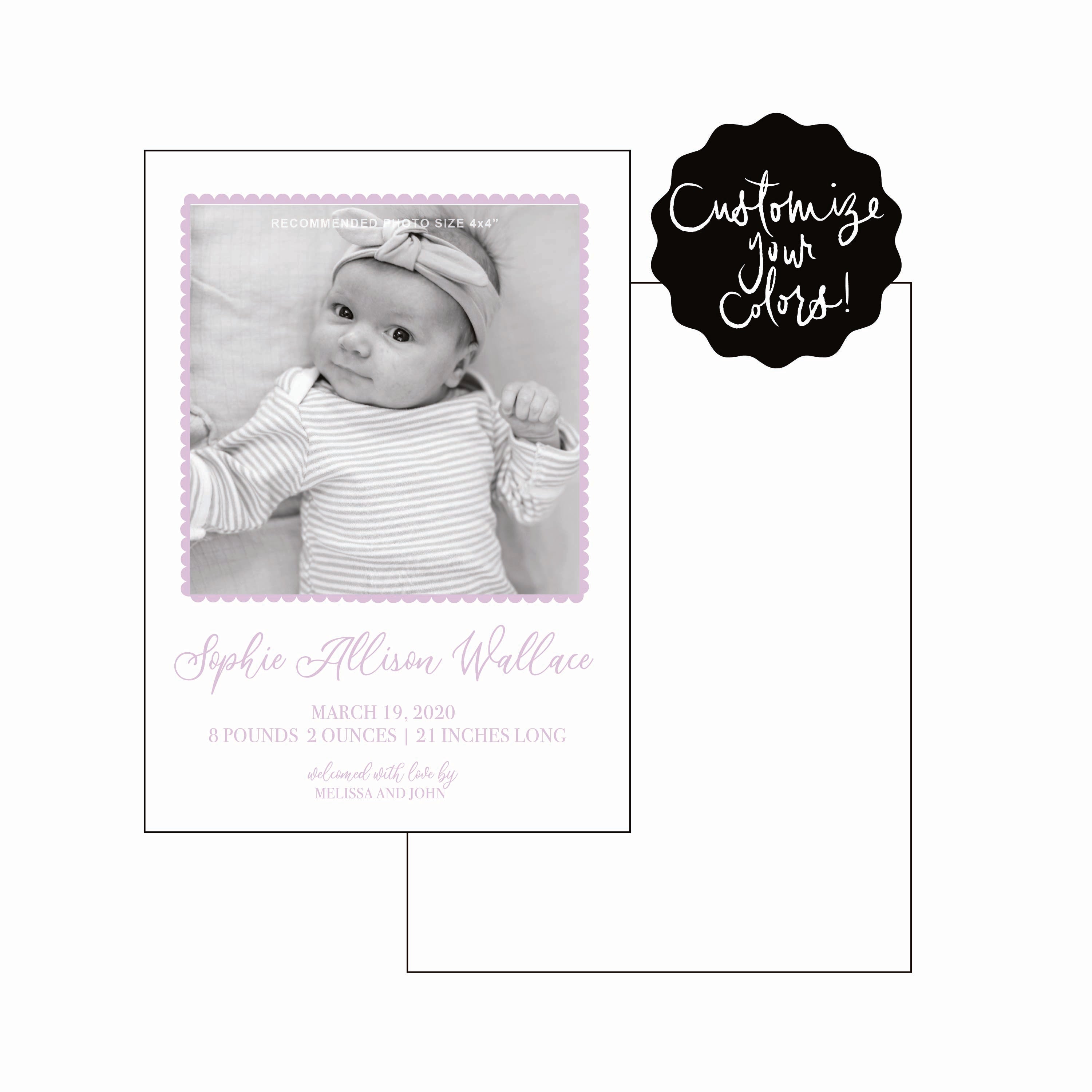 sophie | birth announcement