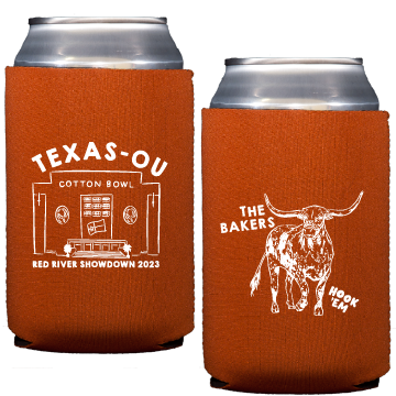 longhorn red river | can cooler
