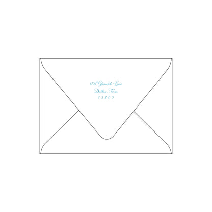 wavy vines | holiday card | foil-stamped