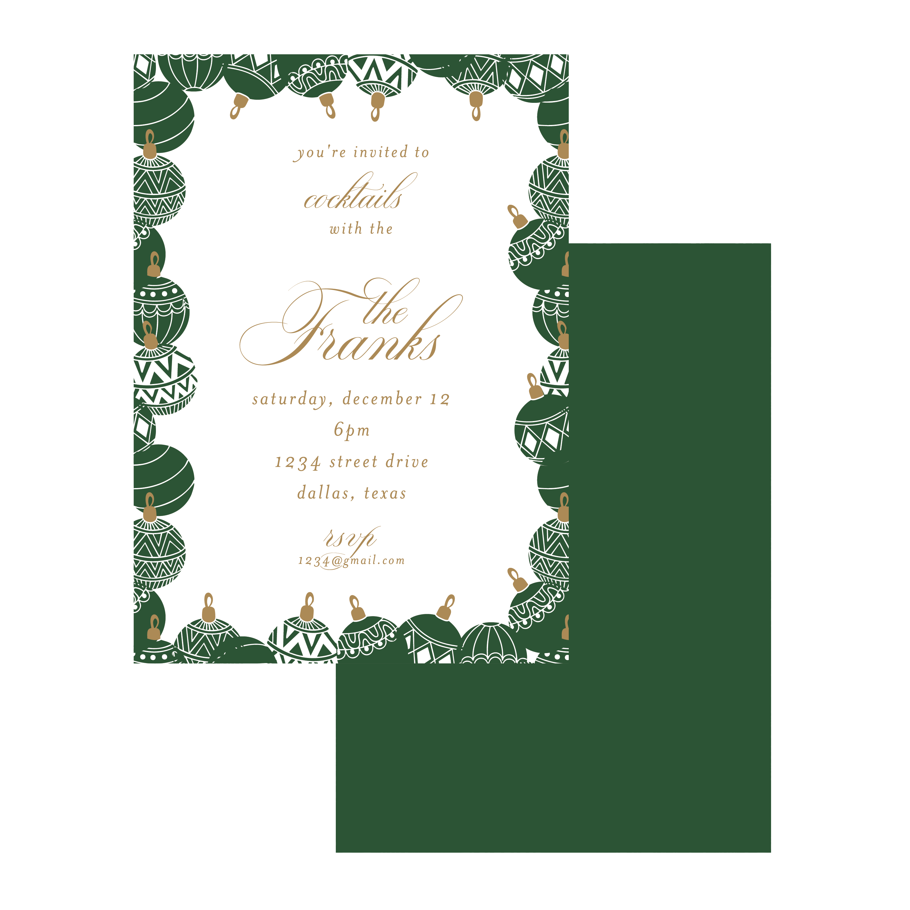 ornament | invitation