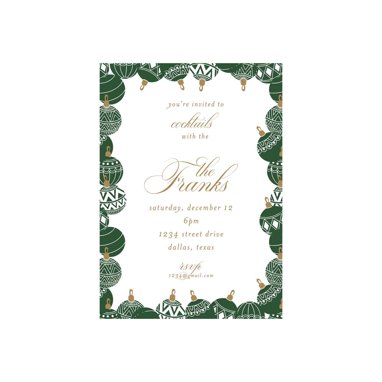 ornament | invitation