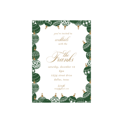 ornament | invitation