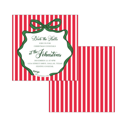 deck the halls | invitation