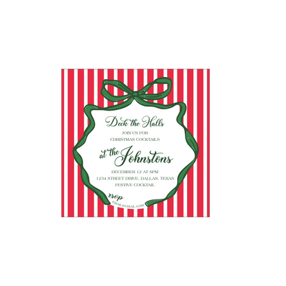 deck the halls | invitation