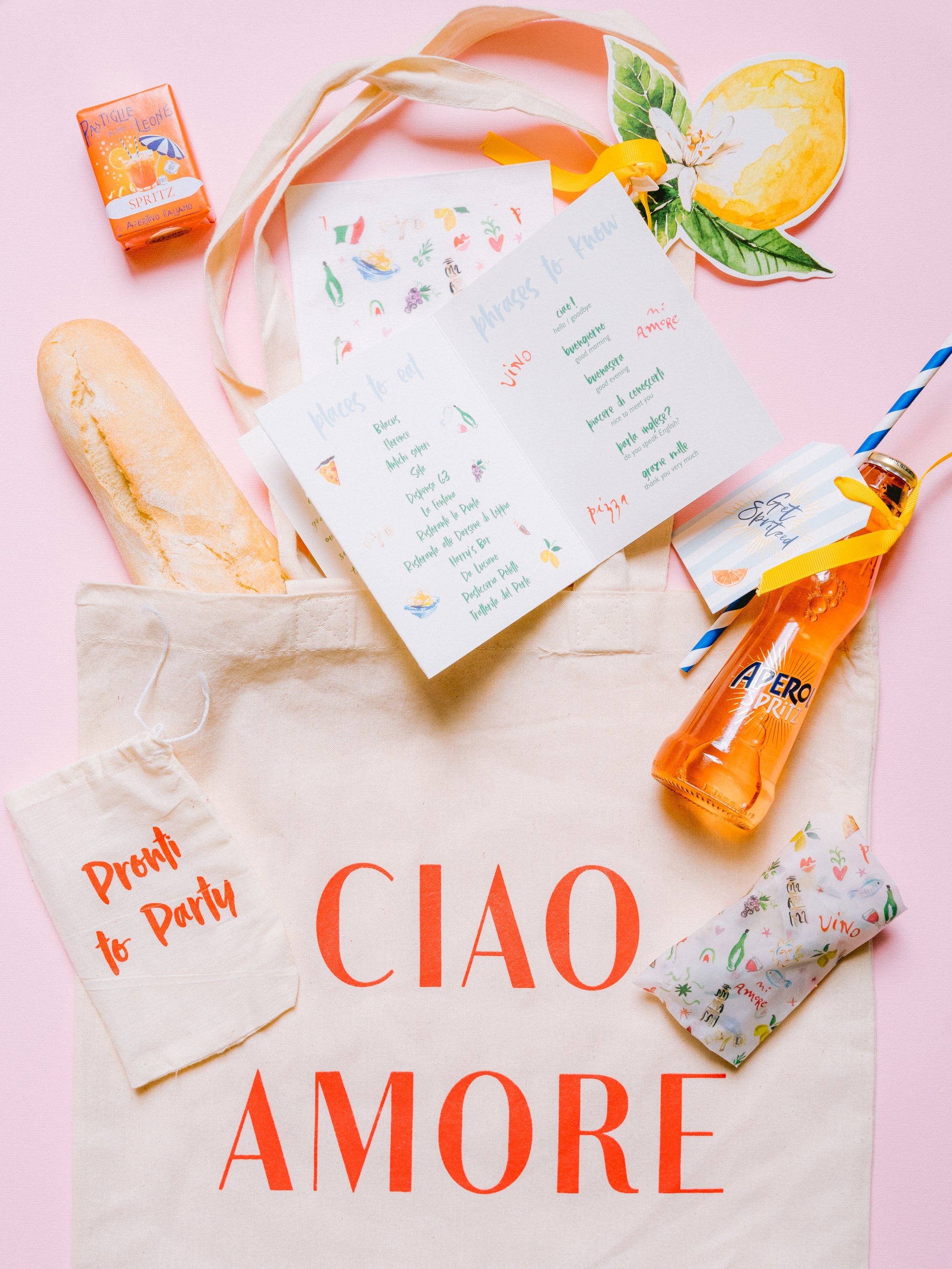 personalized italian wedding welcome letter