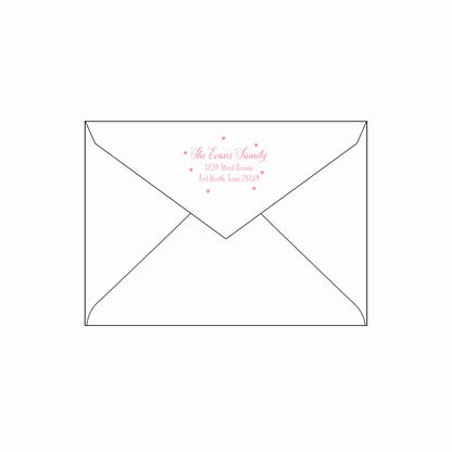 welcomed | valentine's card | letterpress