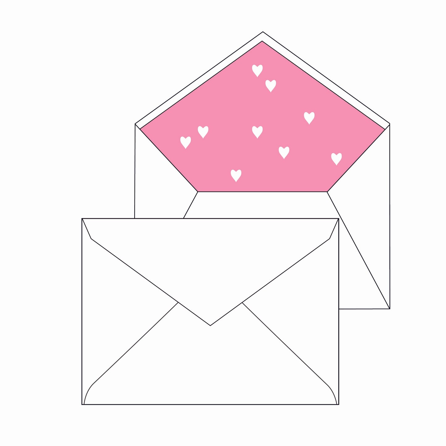 welcomed | valentine's card | letterpress