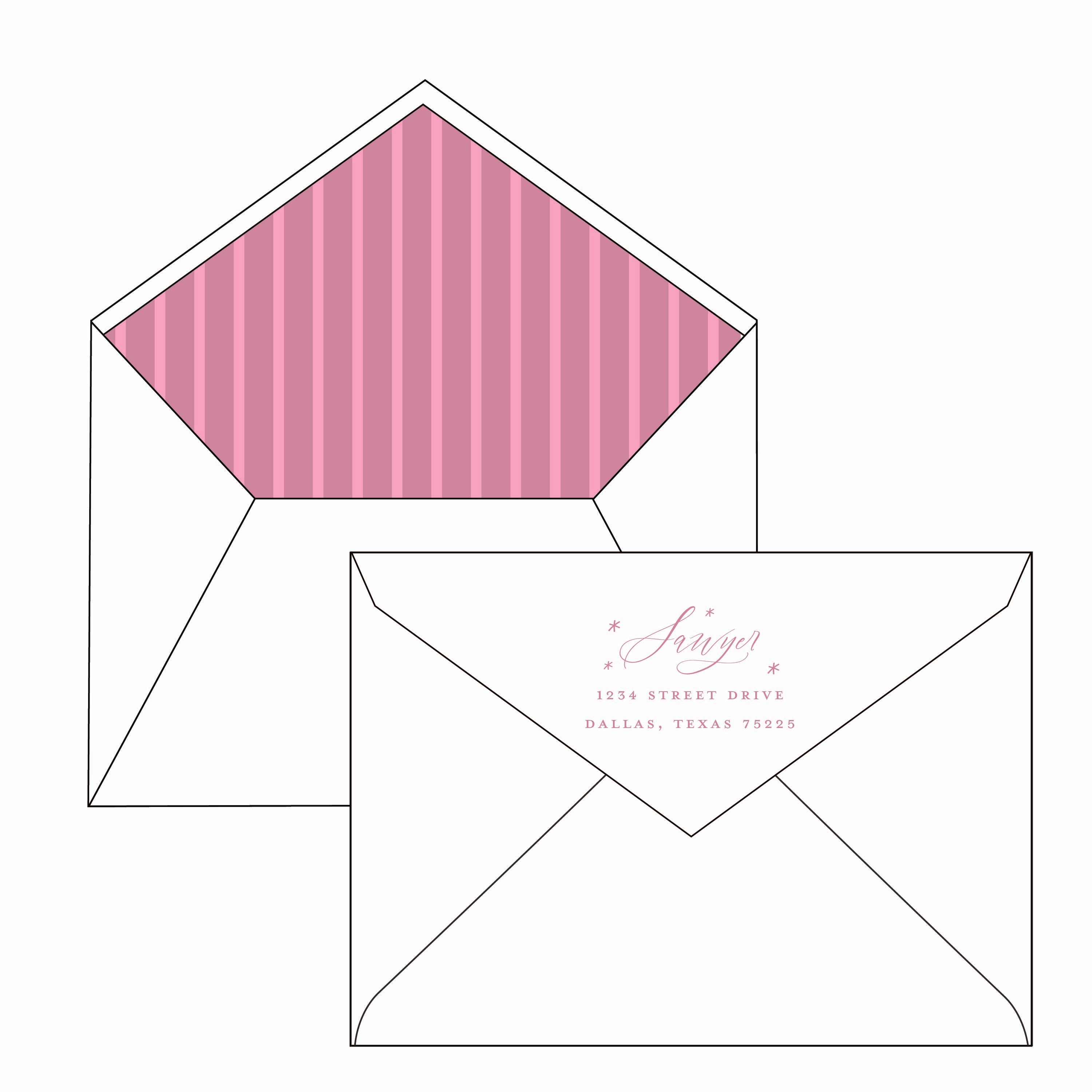 whimsical merry | holiday card | letterpress
