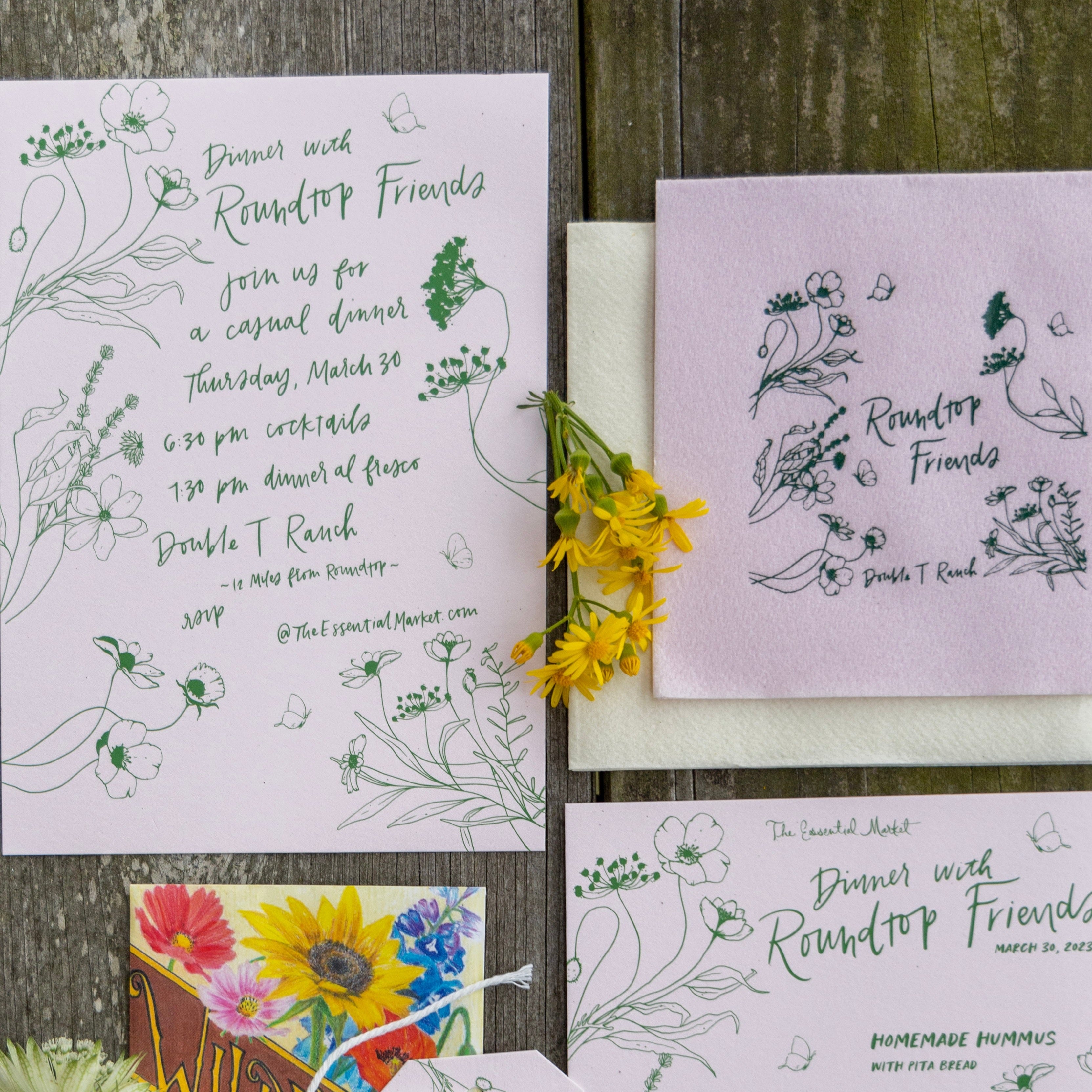 wildflowers | invitation