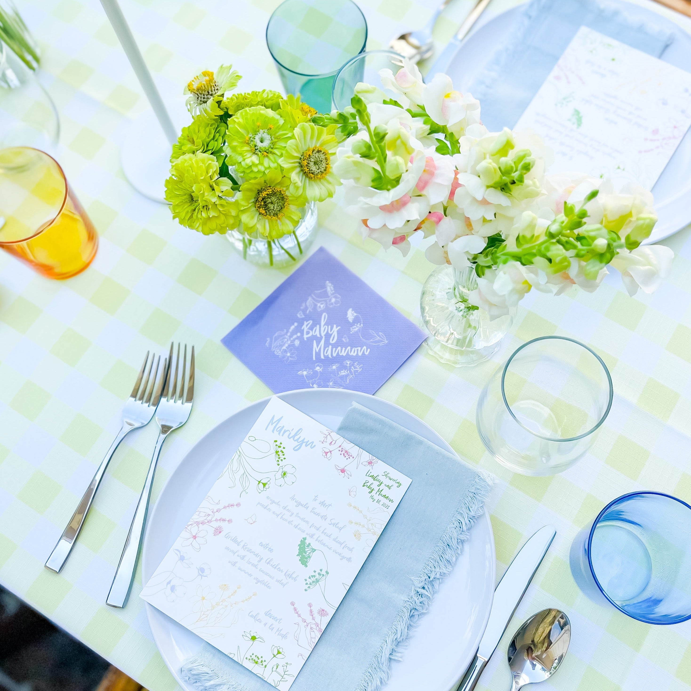 wildflowers | napkins | 3ply or linen