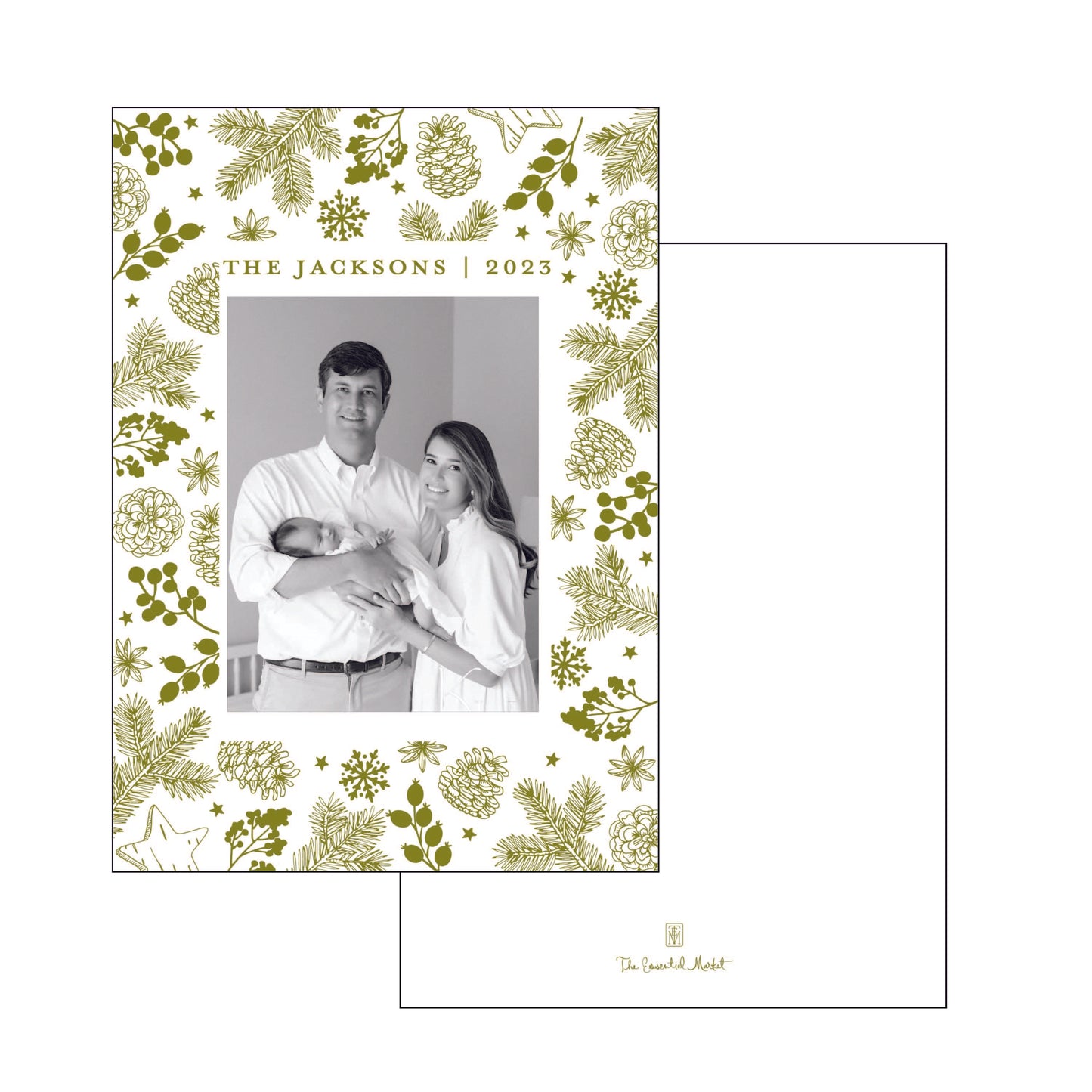 winter foilage | holiday card | digital print