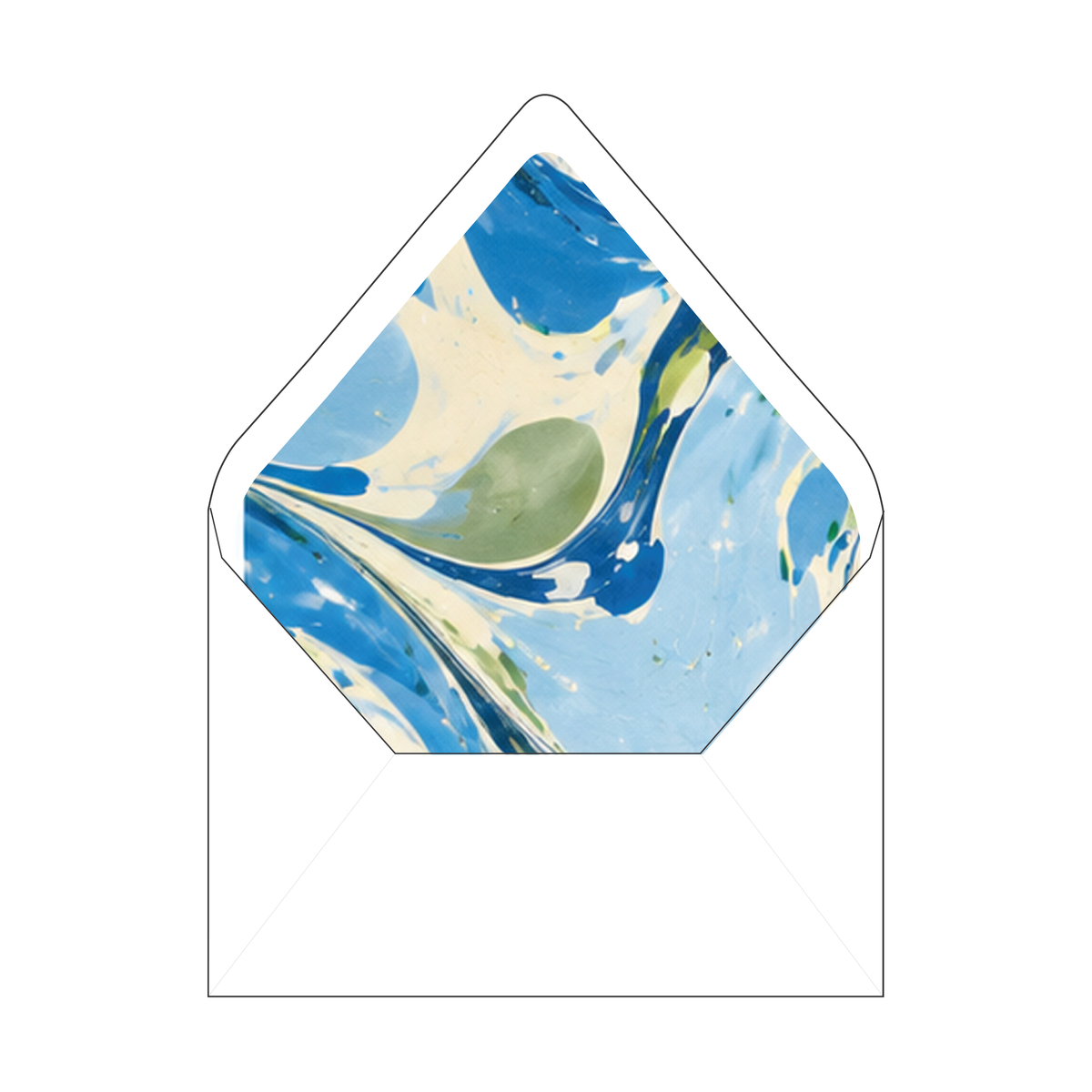 blue marble (4 photos) | holiday card | flat print