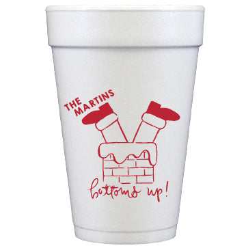 bottoms up | styrofoam cups