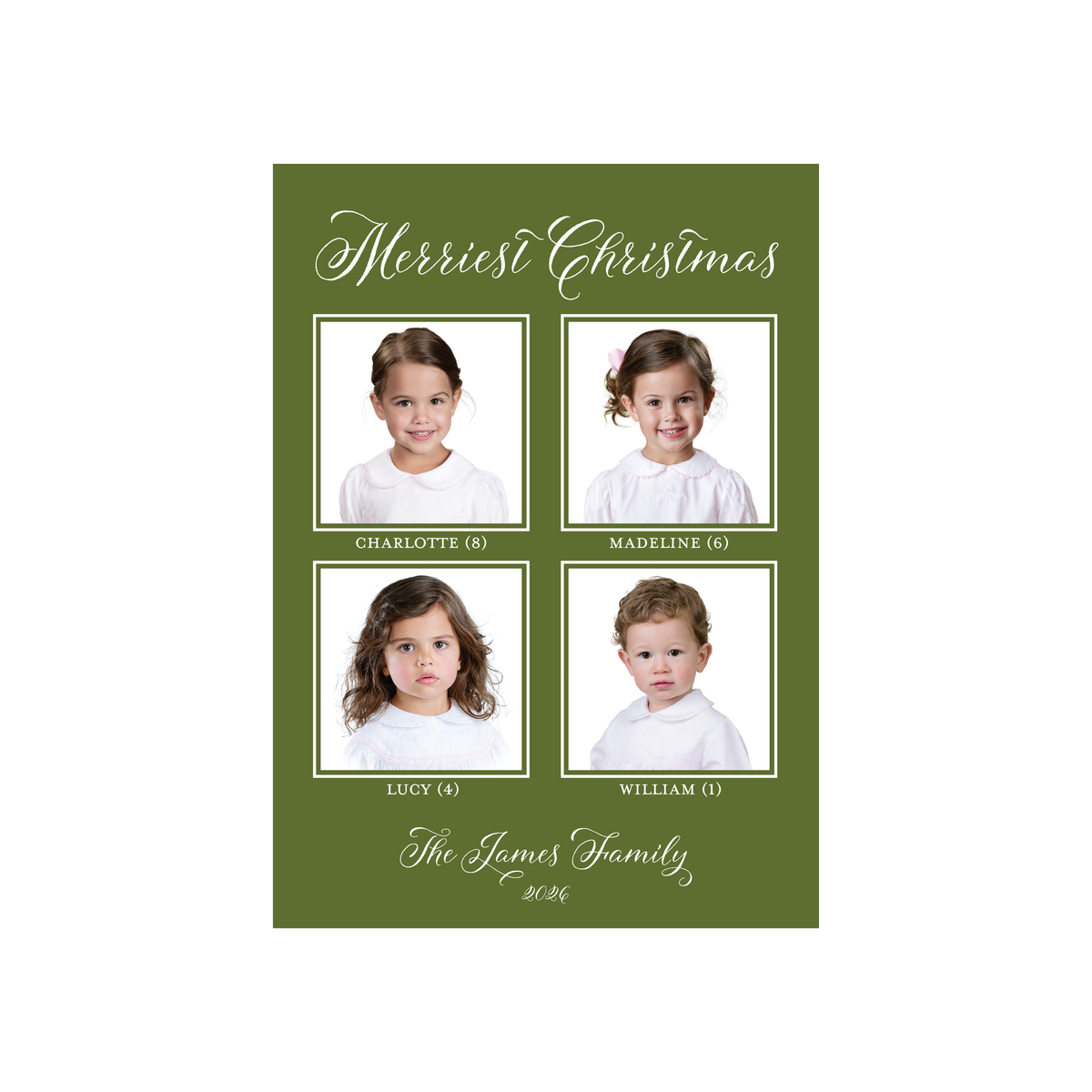 bright stars (4 photos) | holiday card | flat print