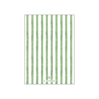 bright green stripes | holiday card | digital printed