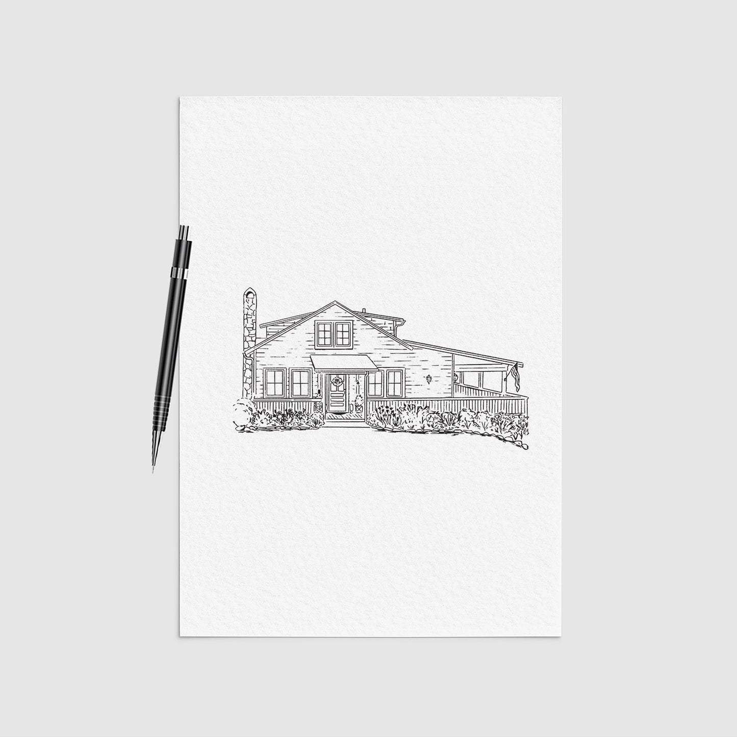house sketch | digital file
