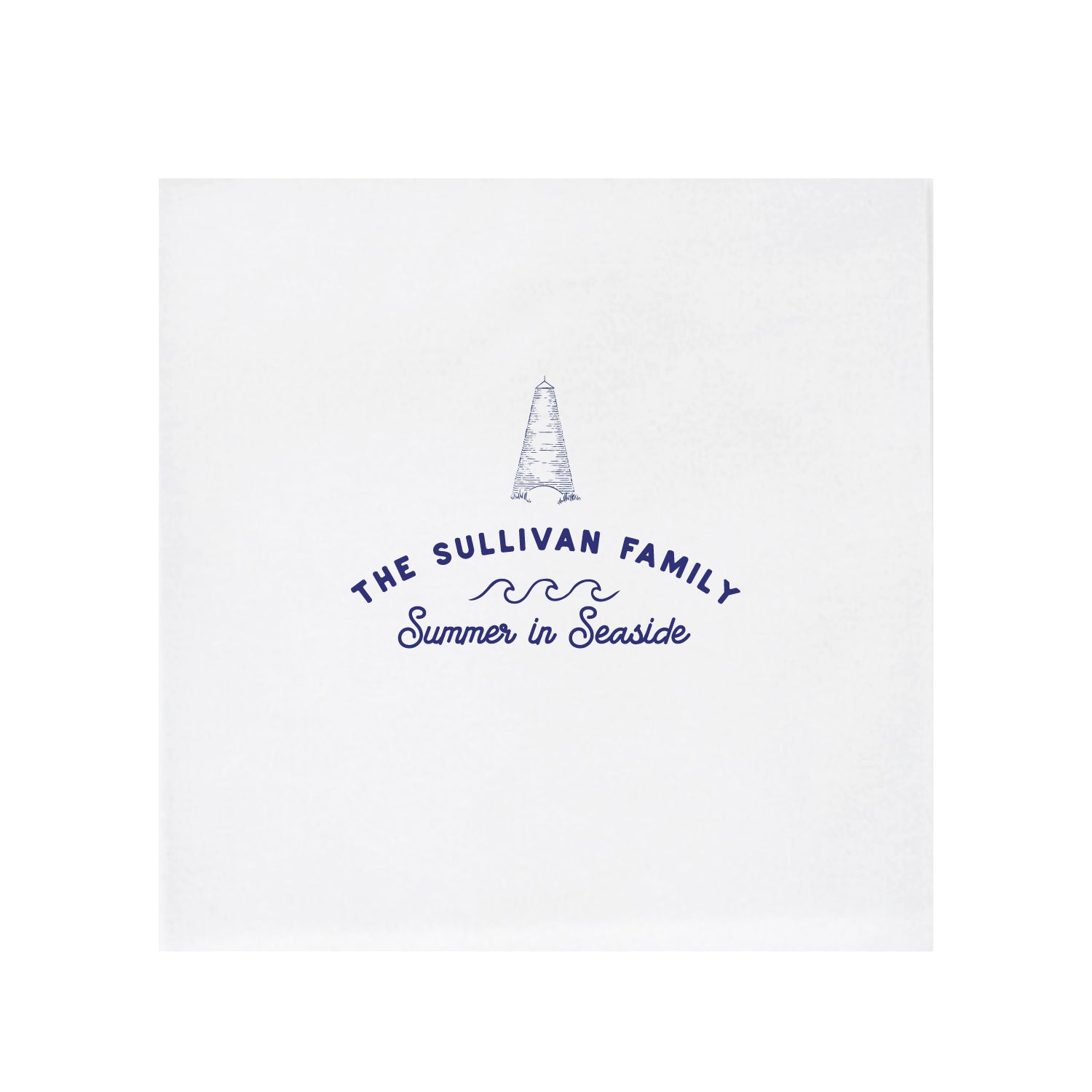 seaside icons | napkins | 3ply or linen