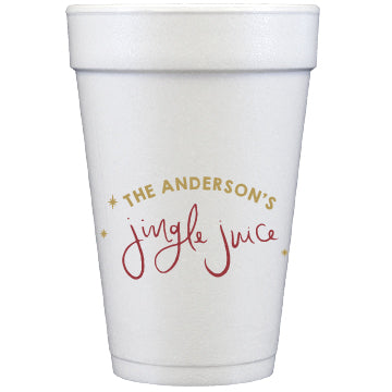 jingle juice | styrofoam cups