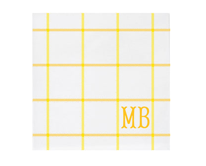 plaid check | digital | napkins | linen