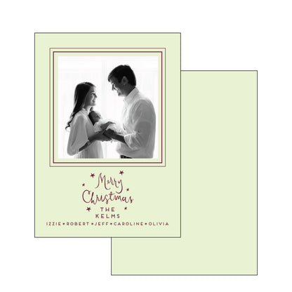 merry star | holiday card | foil-stamped