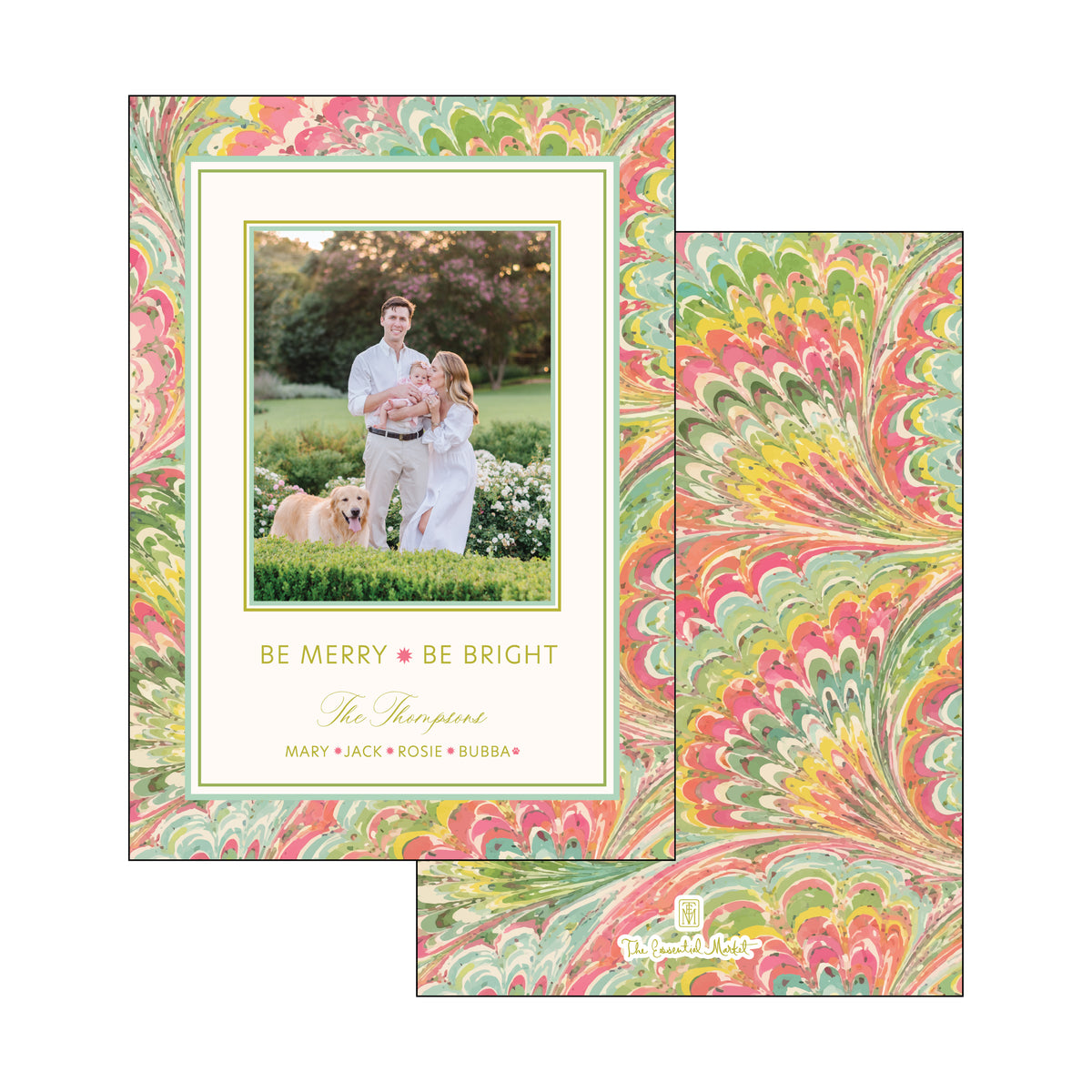 merry marble 1 | holiday card | flat print