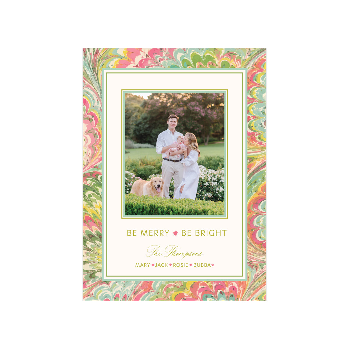 merry marble 1 | holiday card | flat print
