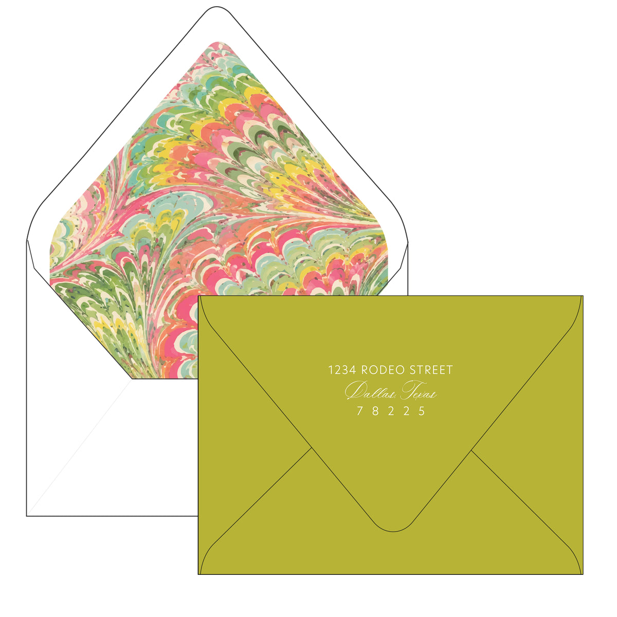 merry marble 1 | holiday card | flat print