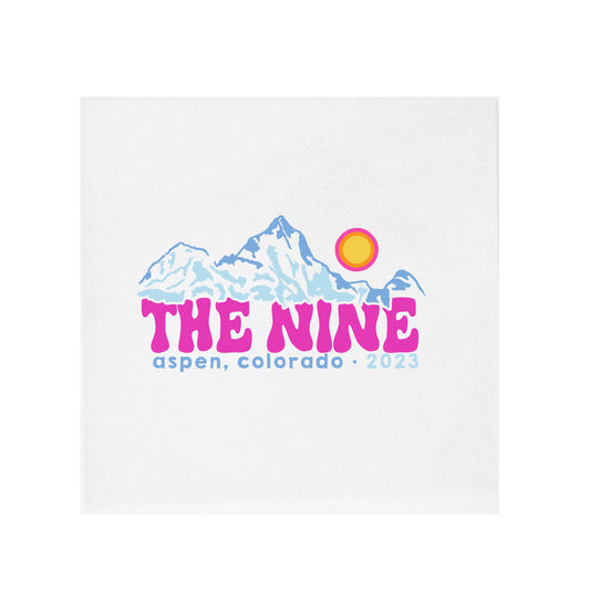 mountain winter | napkins | 3ply or linen