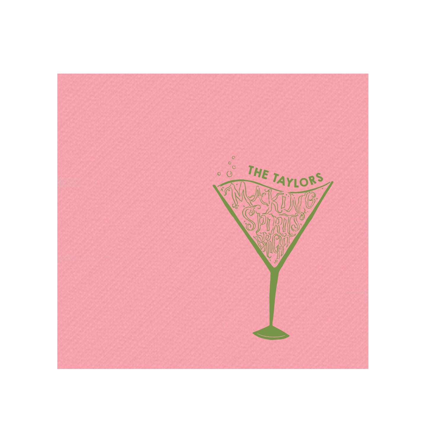 bright spirits | beverage napkins | 3ply or linen