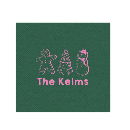 christmas cookies | beverage napkins | 3ply or linen