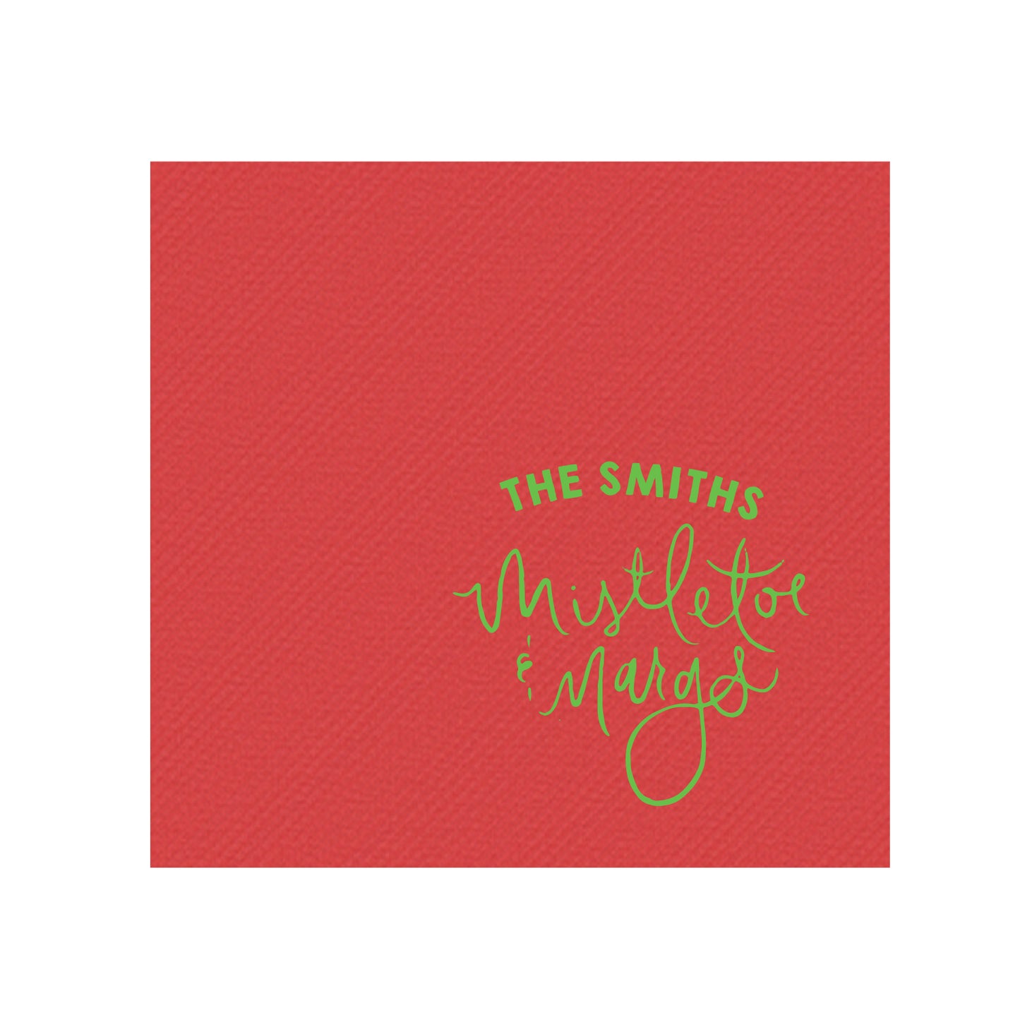 mistletoe margs | beverage napkins | 3ply or linen