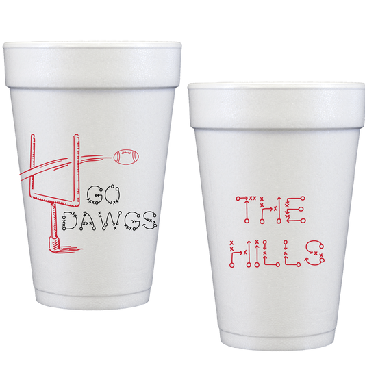 tailgate | dawgs | styrofoam cup