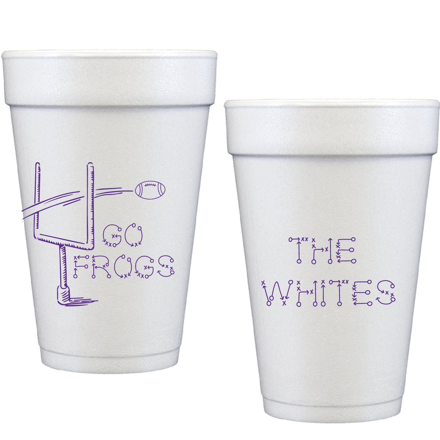 tailgate | frogs | styrofoam cup