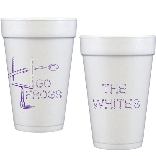 tailgate | frogs | styrofoam cup