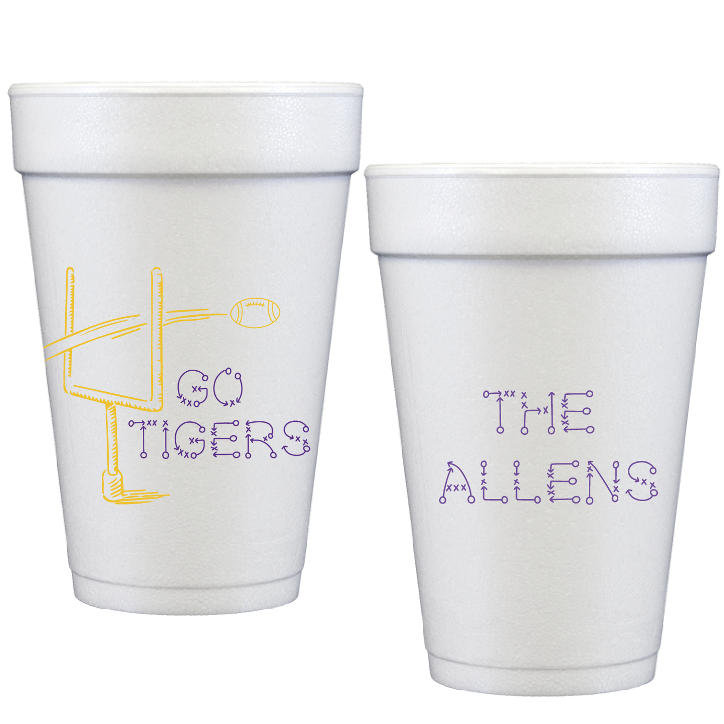tailgate | tigers | styrofoam cup