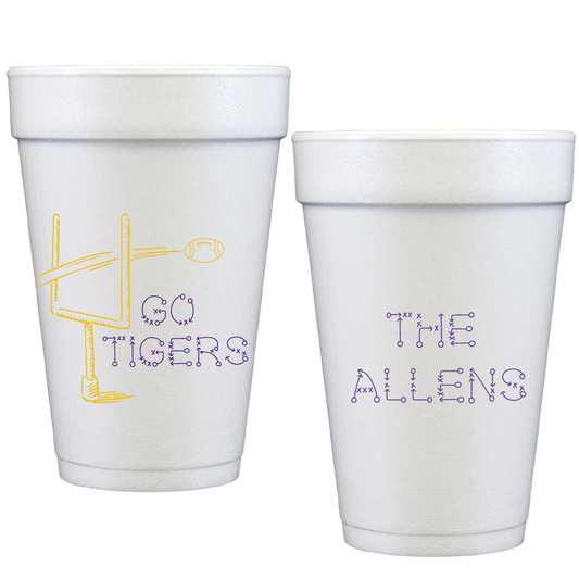 tailgate | tigers | styrofoam cup